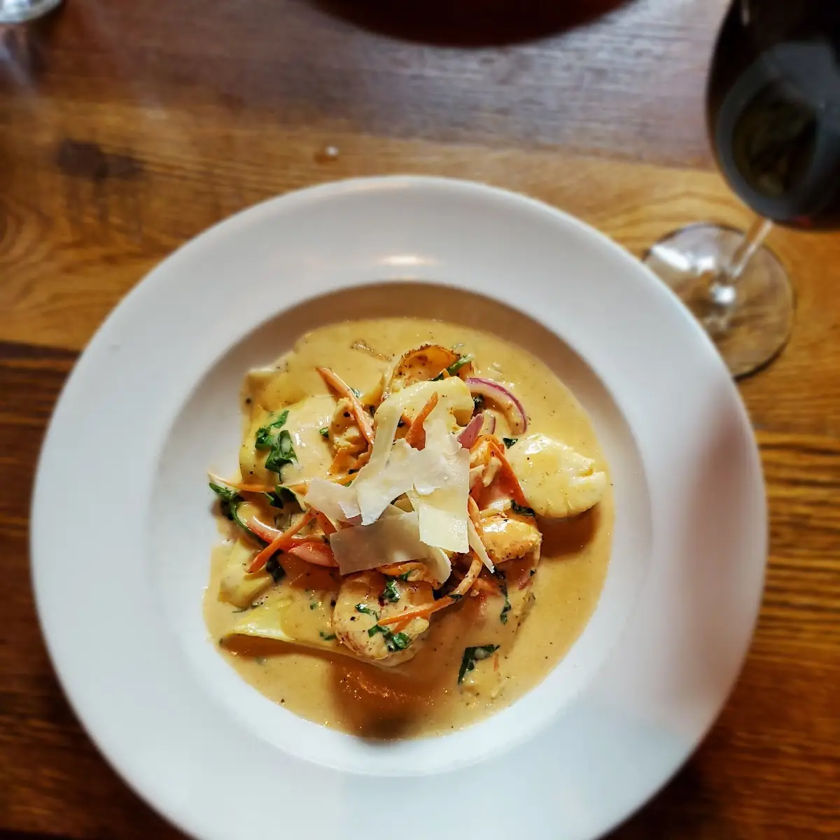 Open Face Lobster Ravioli