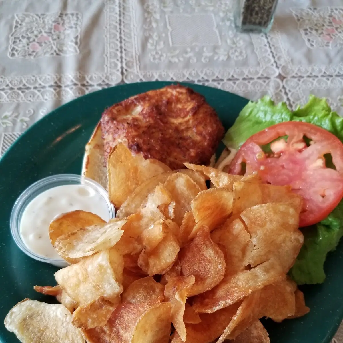 Fried Chicken Salad Sandwich