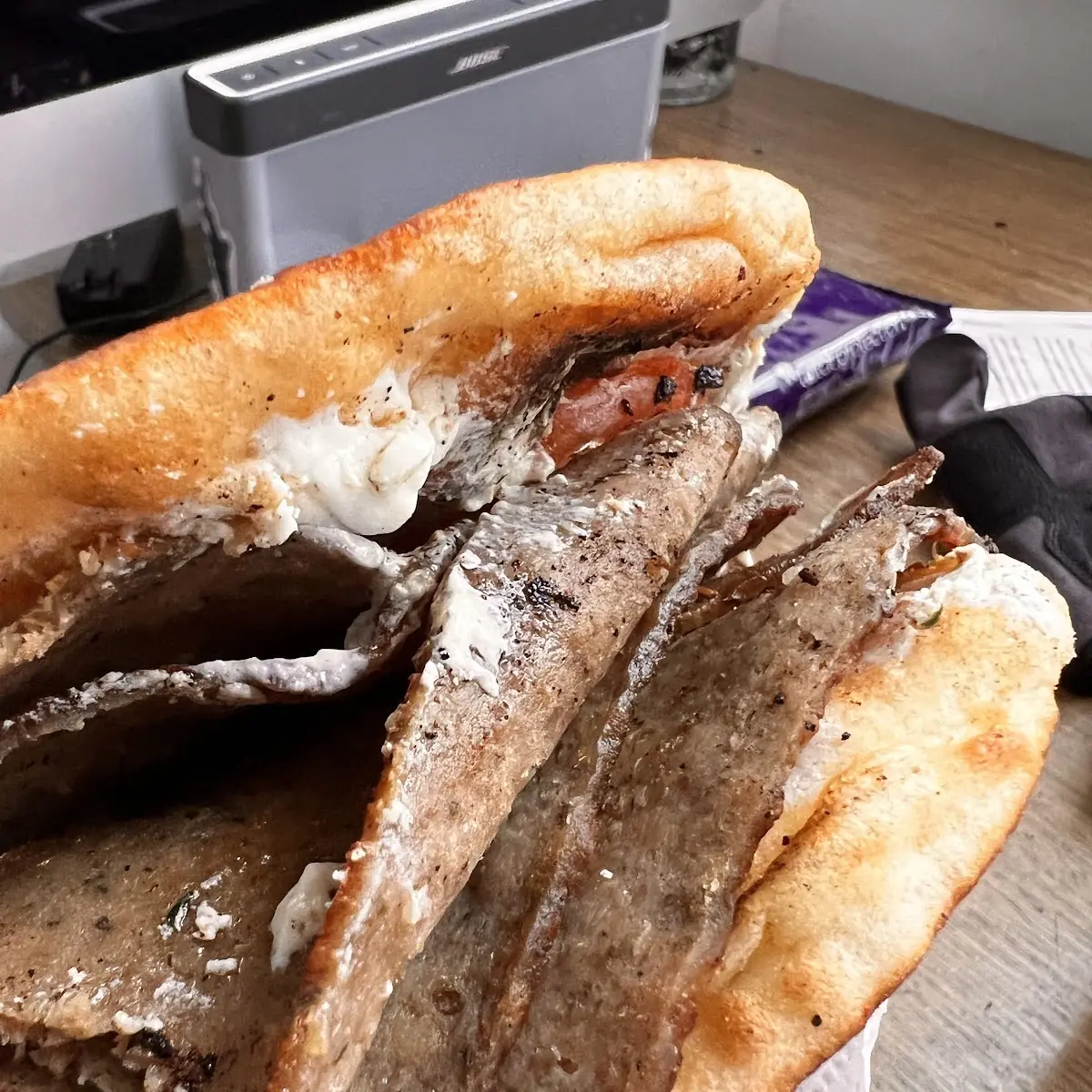 Beef Pita Breaded Mushrooms
