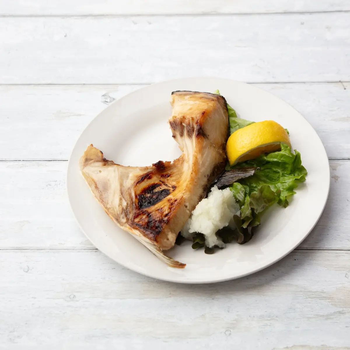 Grilled Salmon Collar