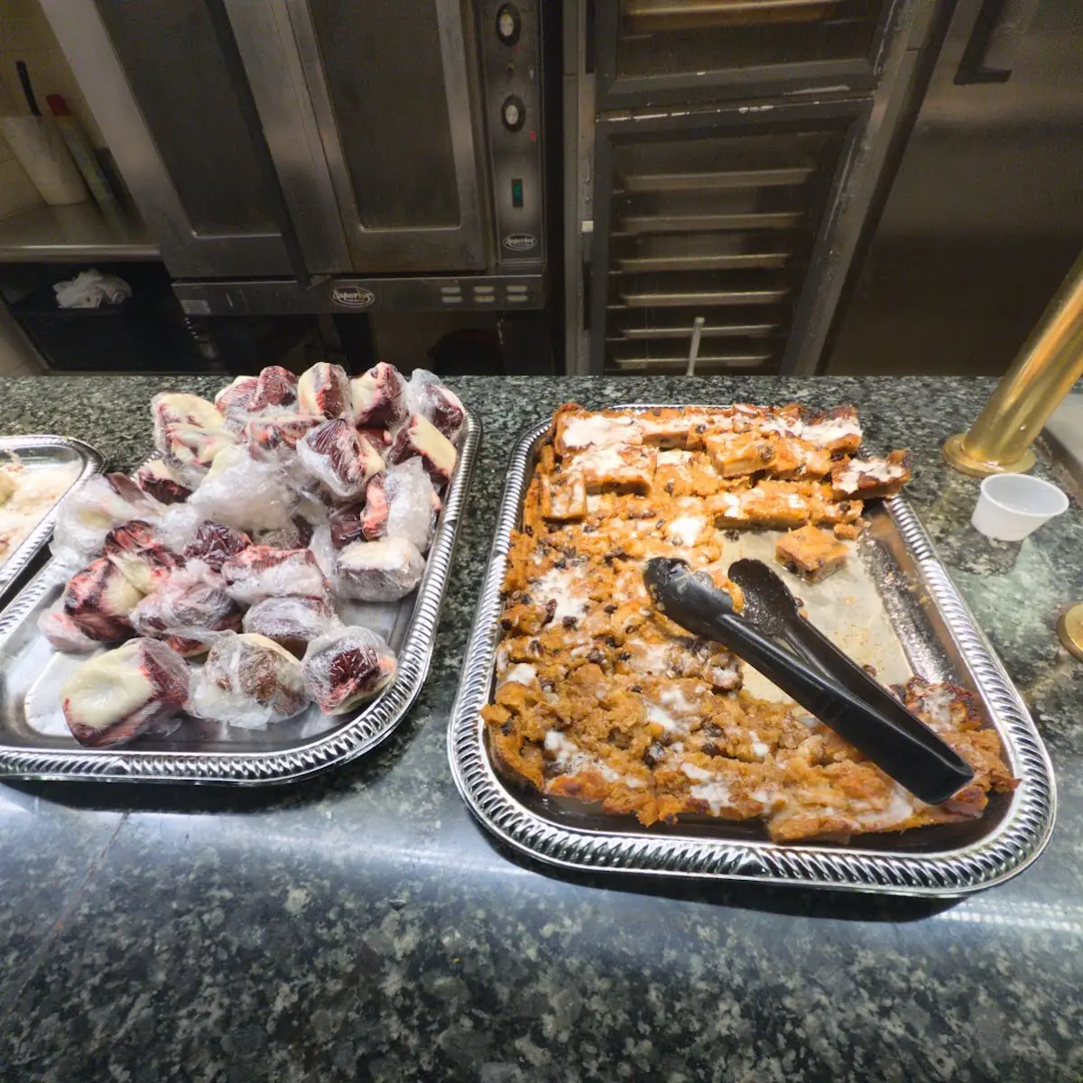 Red Velvet Cake and Bread Pudding