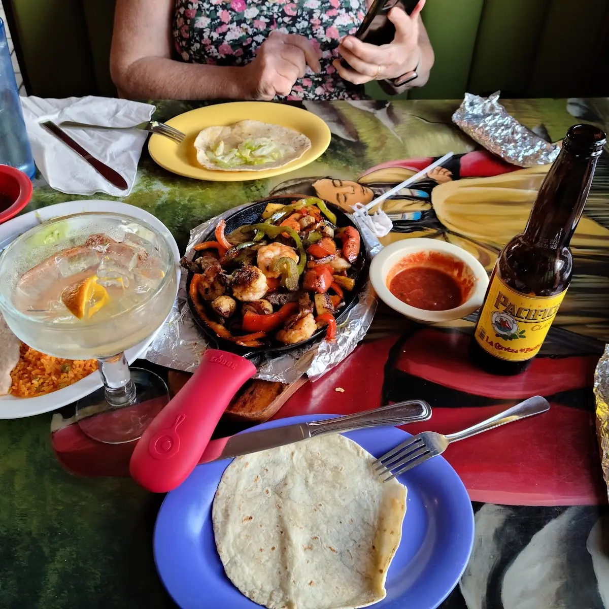 Tierra-Mar Fajitas Steak Shrimp & Scallops