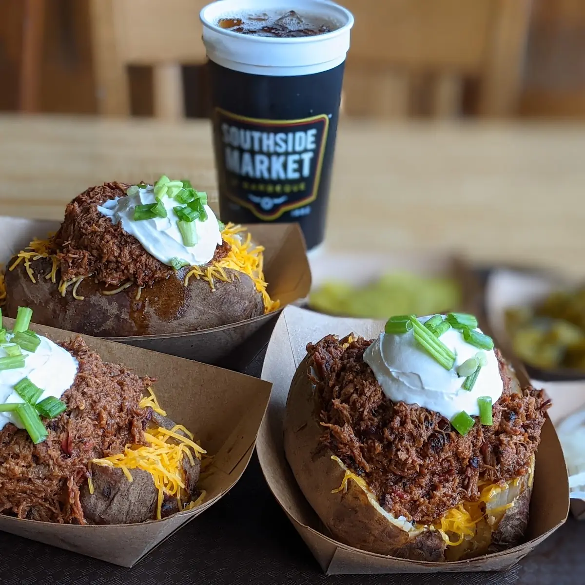 Chopped Brisket Baked Potato