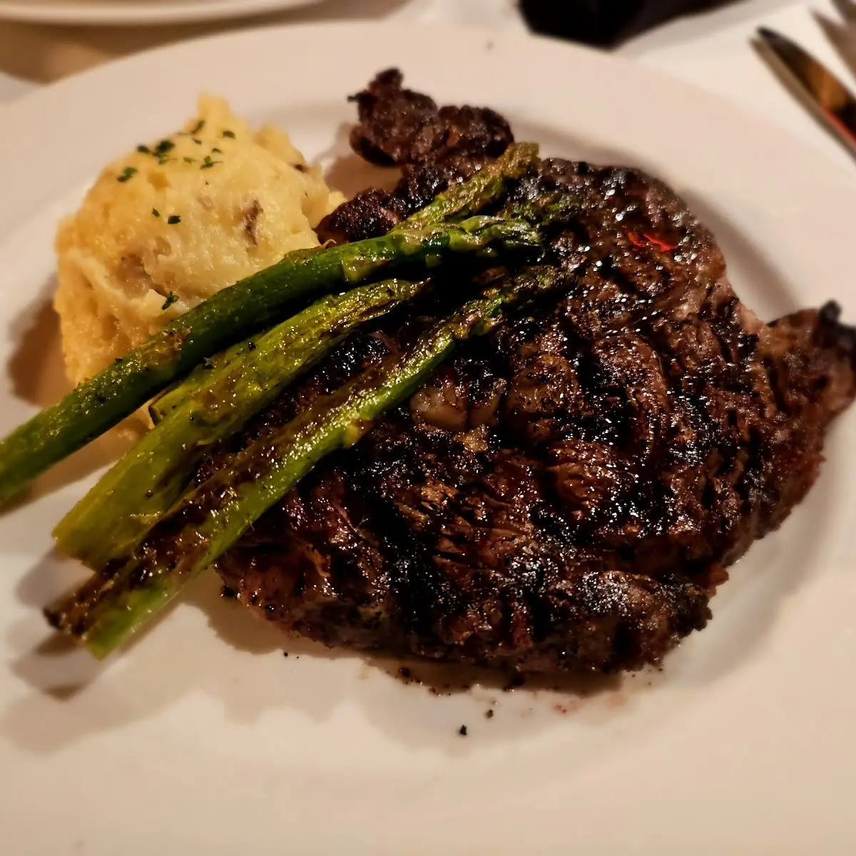 Mashed Potatoes Asparagus