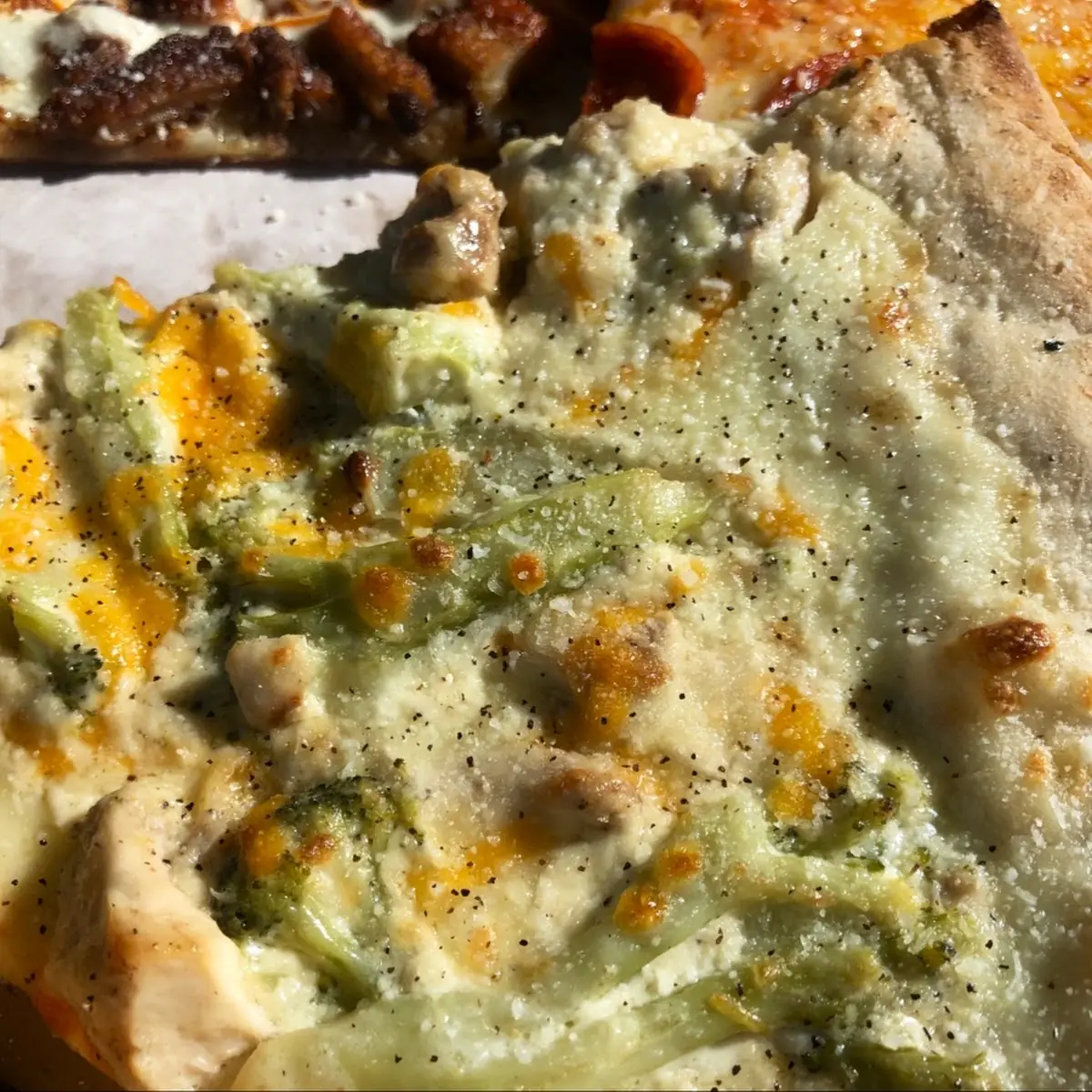 Chicken Alfredo Slice