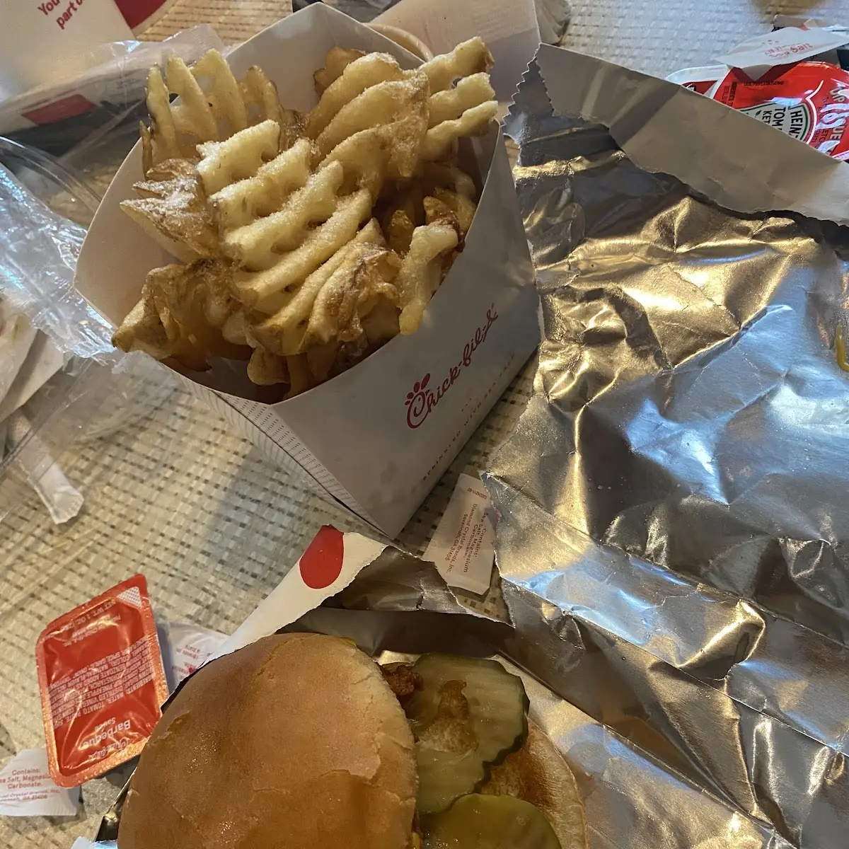 Chicken Sandwich with Fries