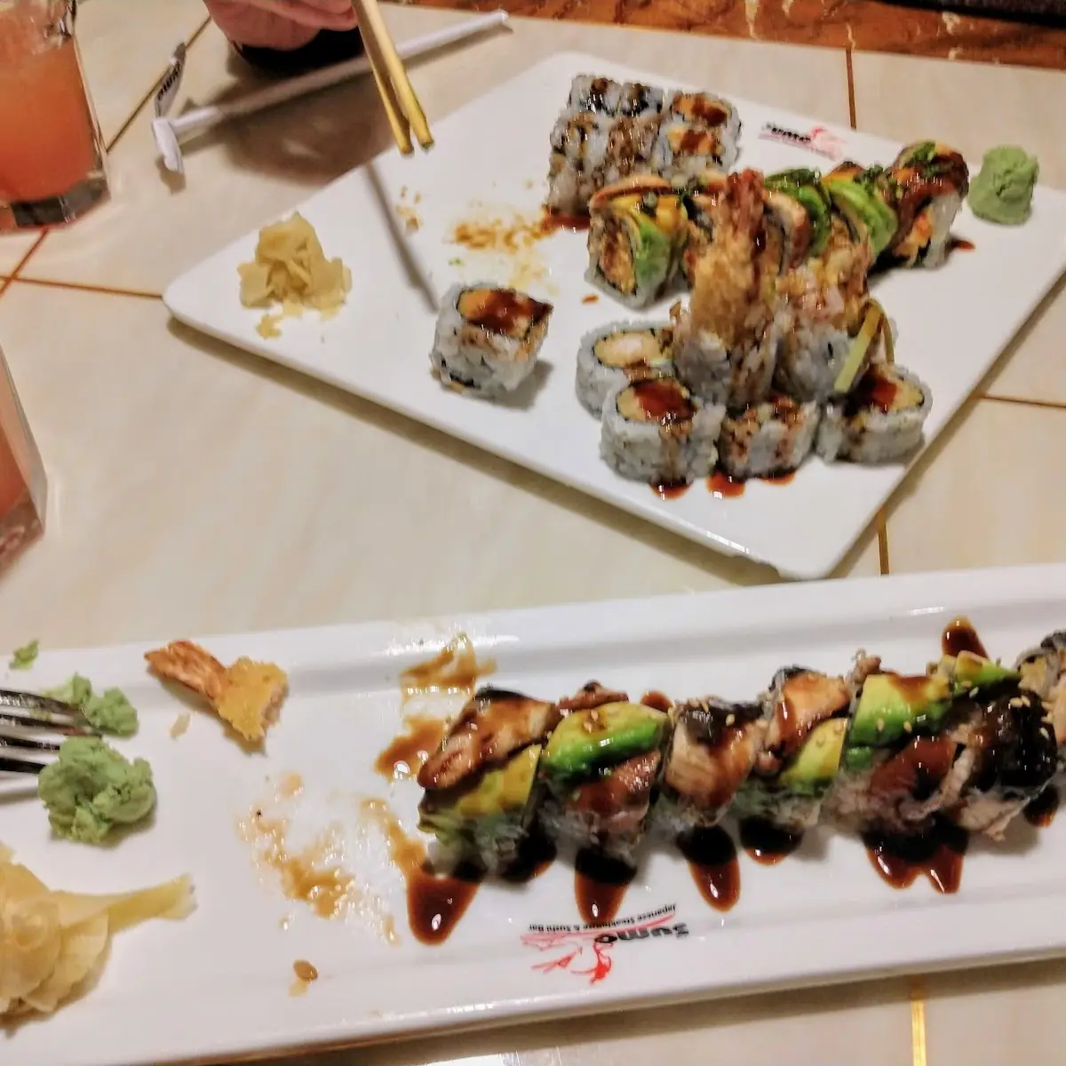 Sumo Roll Dragon Roll Chicago Roll