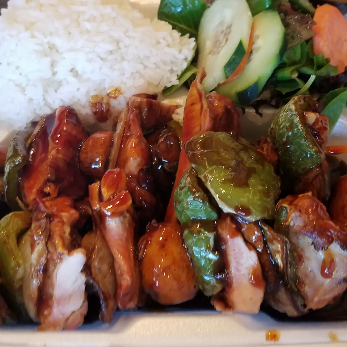 Chicken Yakitori Bento Box