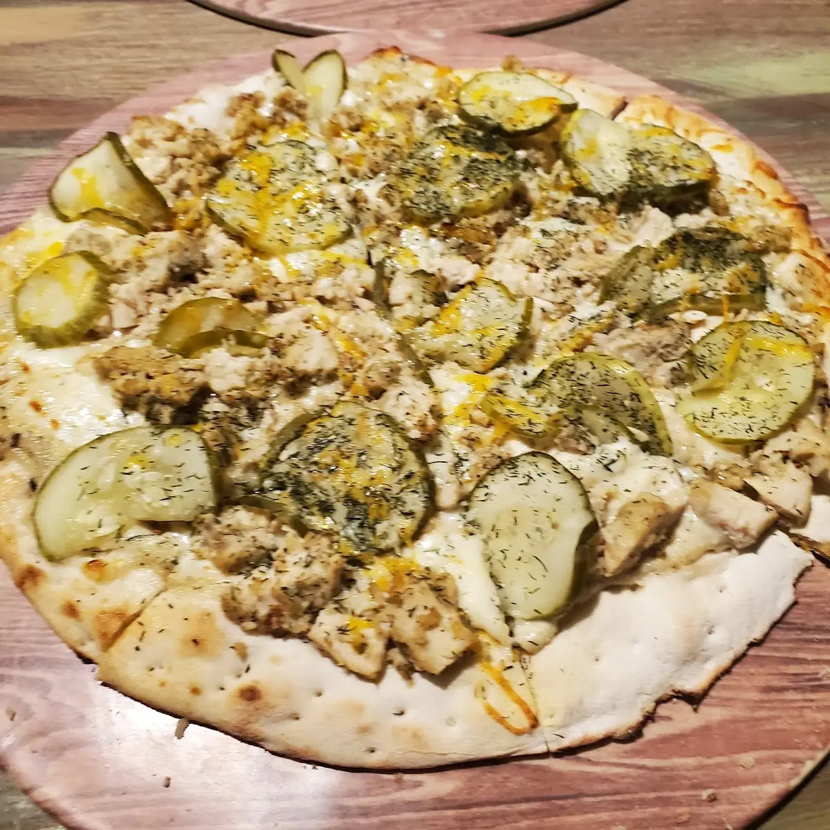 Dill Chicken Pizza