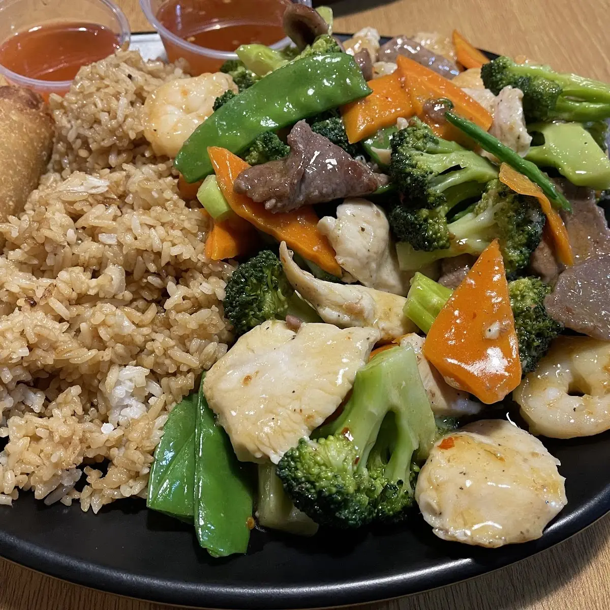 Fried Rice and an Egg Roll