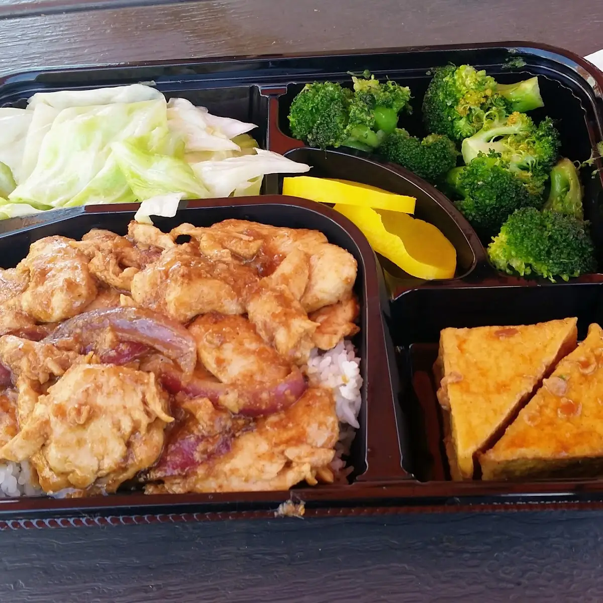 Braised Chicken Bento