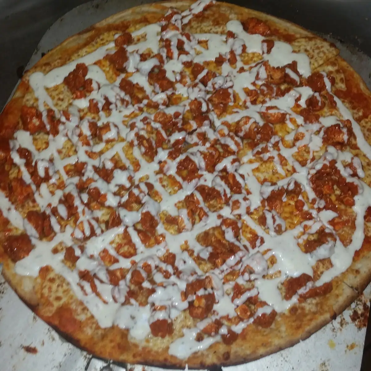 Popcorn Chicken Pizza