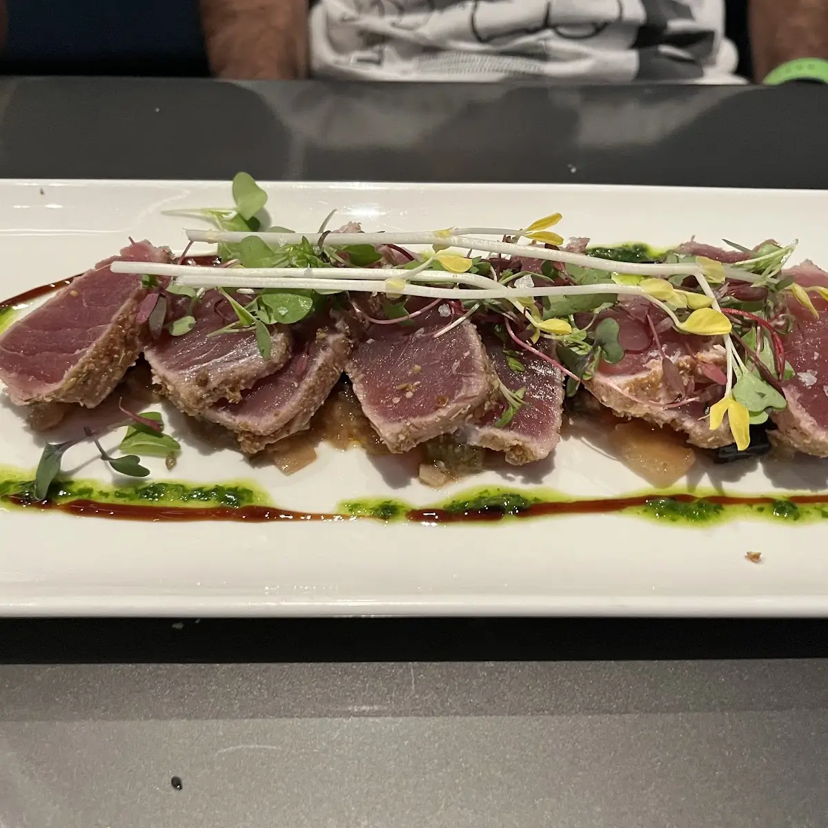 Rocket Flame Seared Tuna