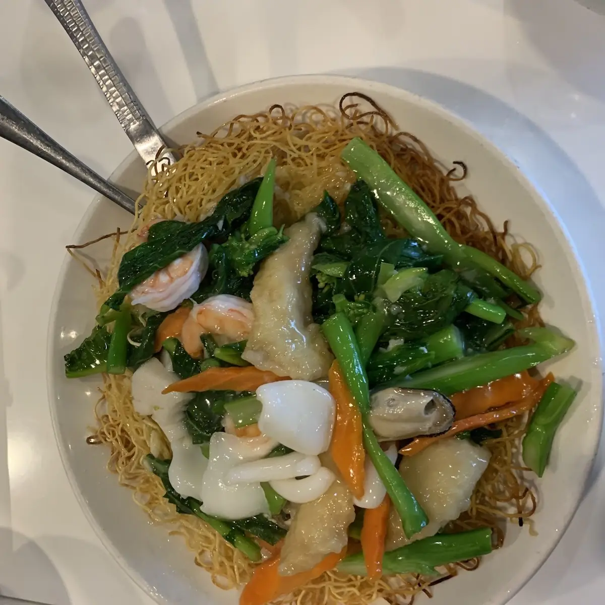 Seafood Chow Mein
