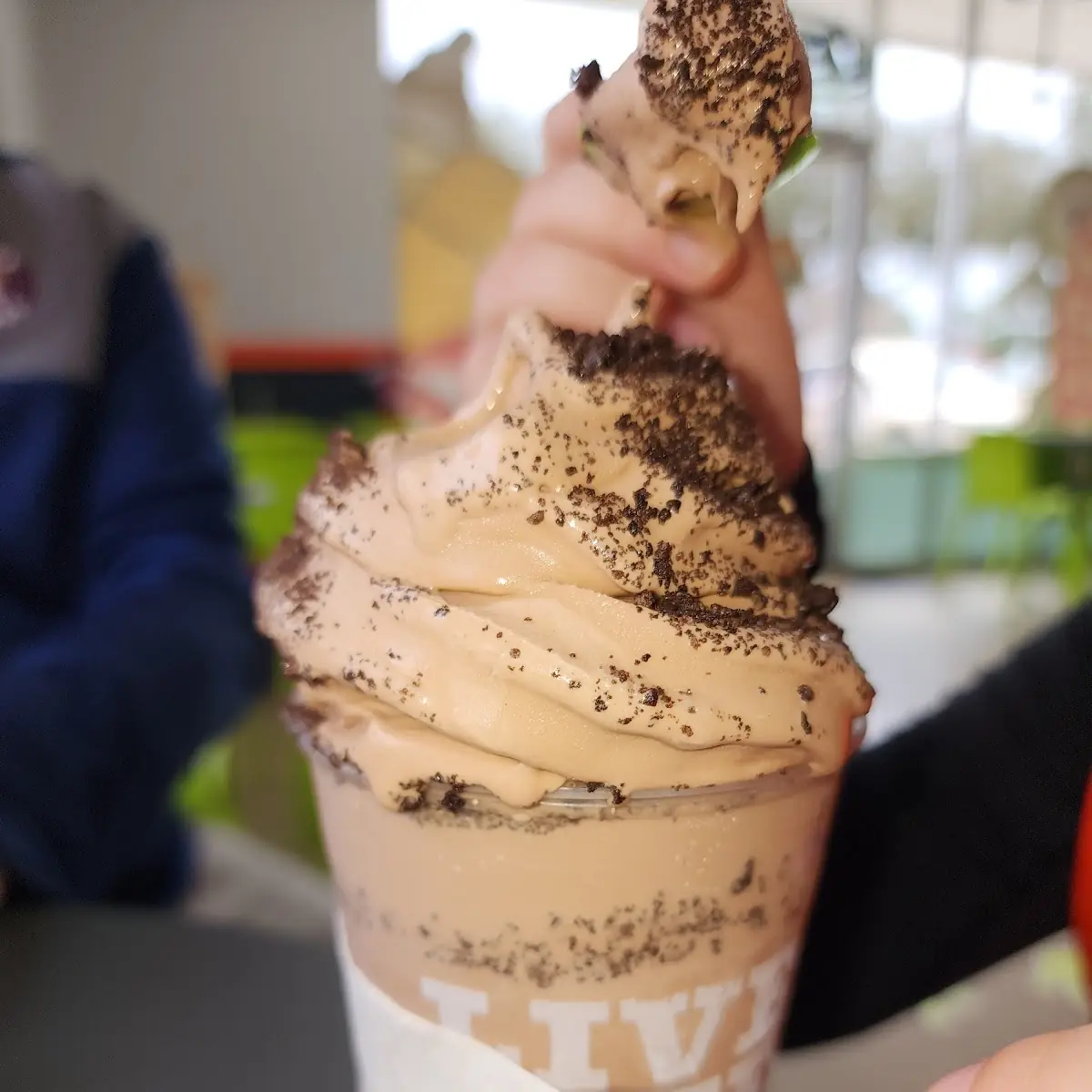 Chocolate Soft Serve with Oreo
