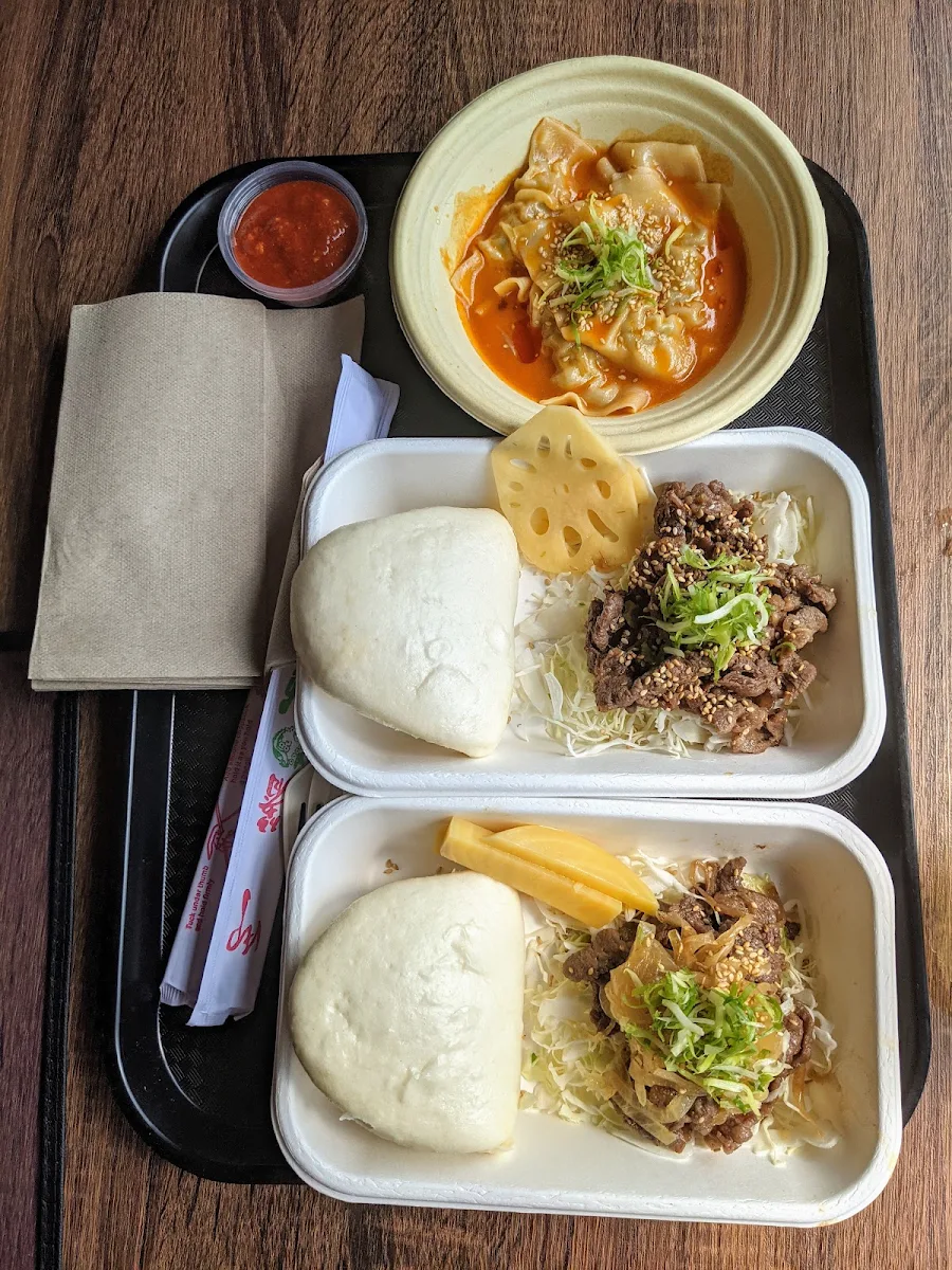 Bao and Spicy Wontons