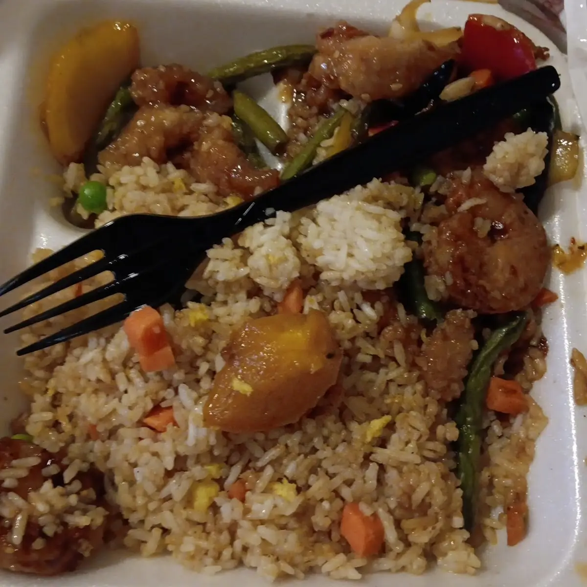 Sesame Chicken Fried Rice