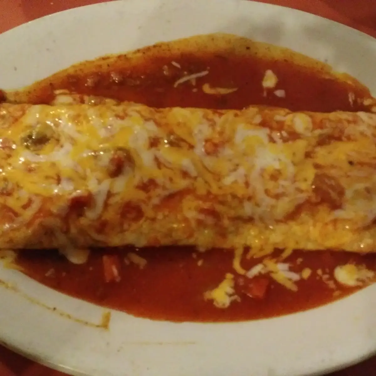 6. Enchilada & Beef Burrito Combo