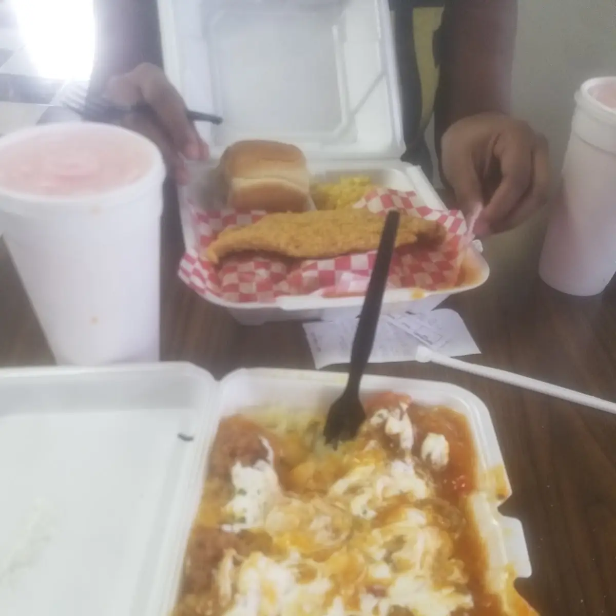 Baked Potato with Shrimp