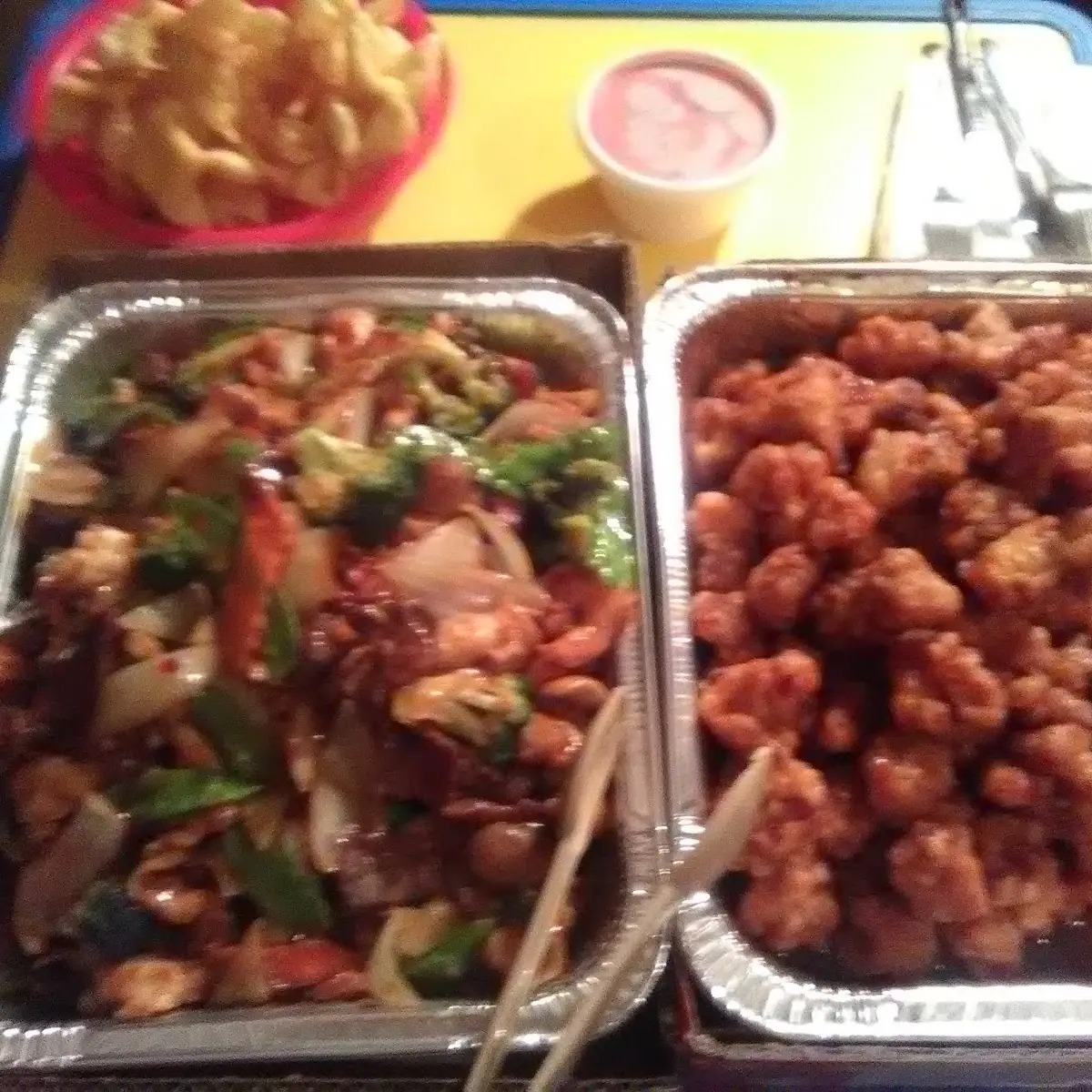 Lo Mein & Sesame Chicken