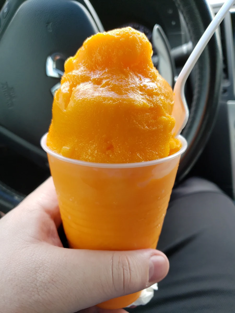 Egg Custard Italian Ice