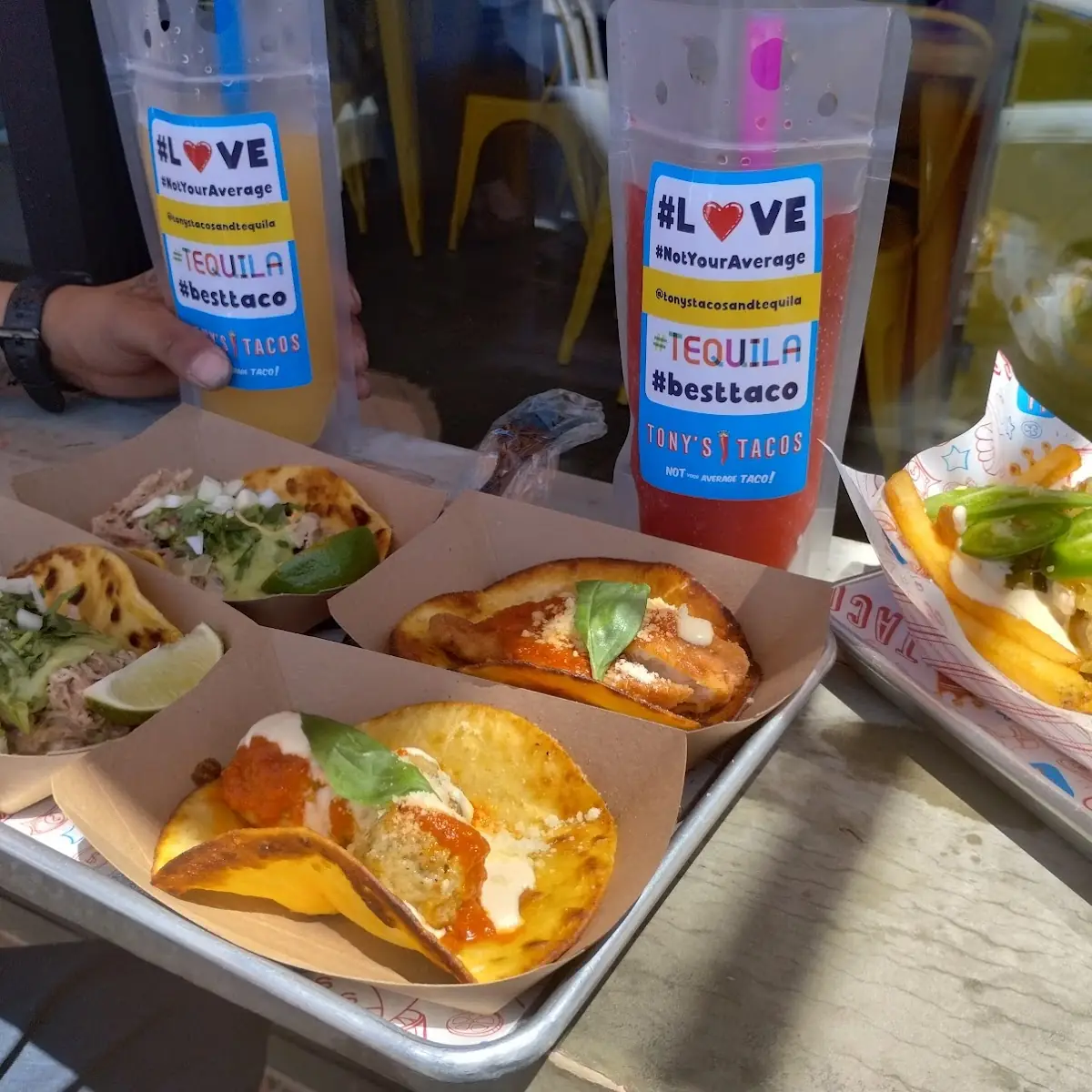 Pulled Pork Tacos Chicken Parm Taco Meatball Parm