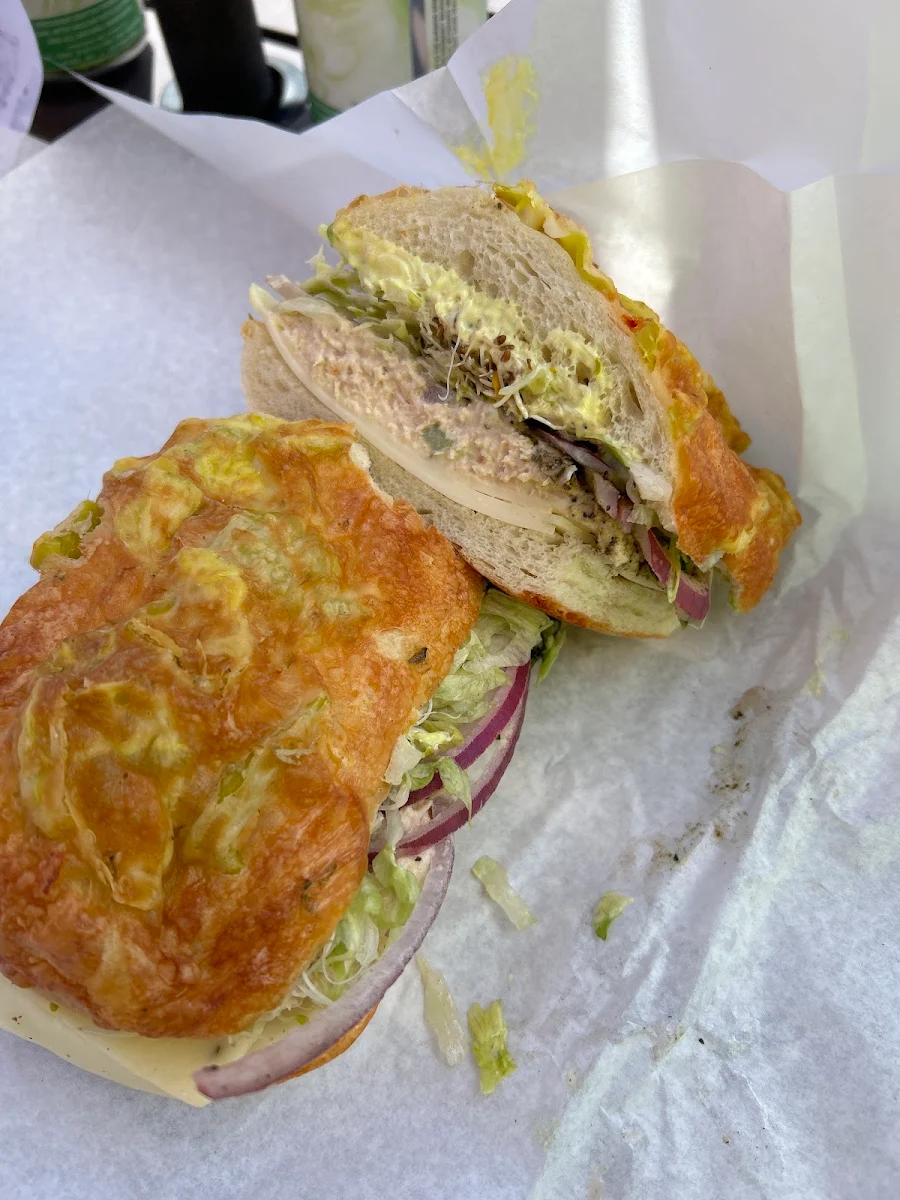 Tuna Salad Sandwich on 3 Cheese Bread