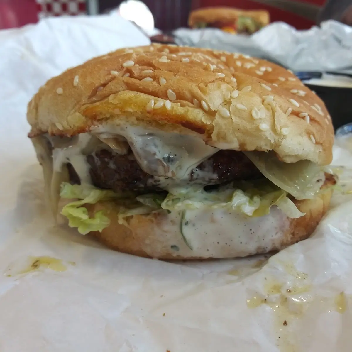 Mushroom Swiss Burger