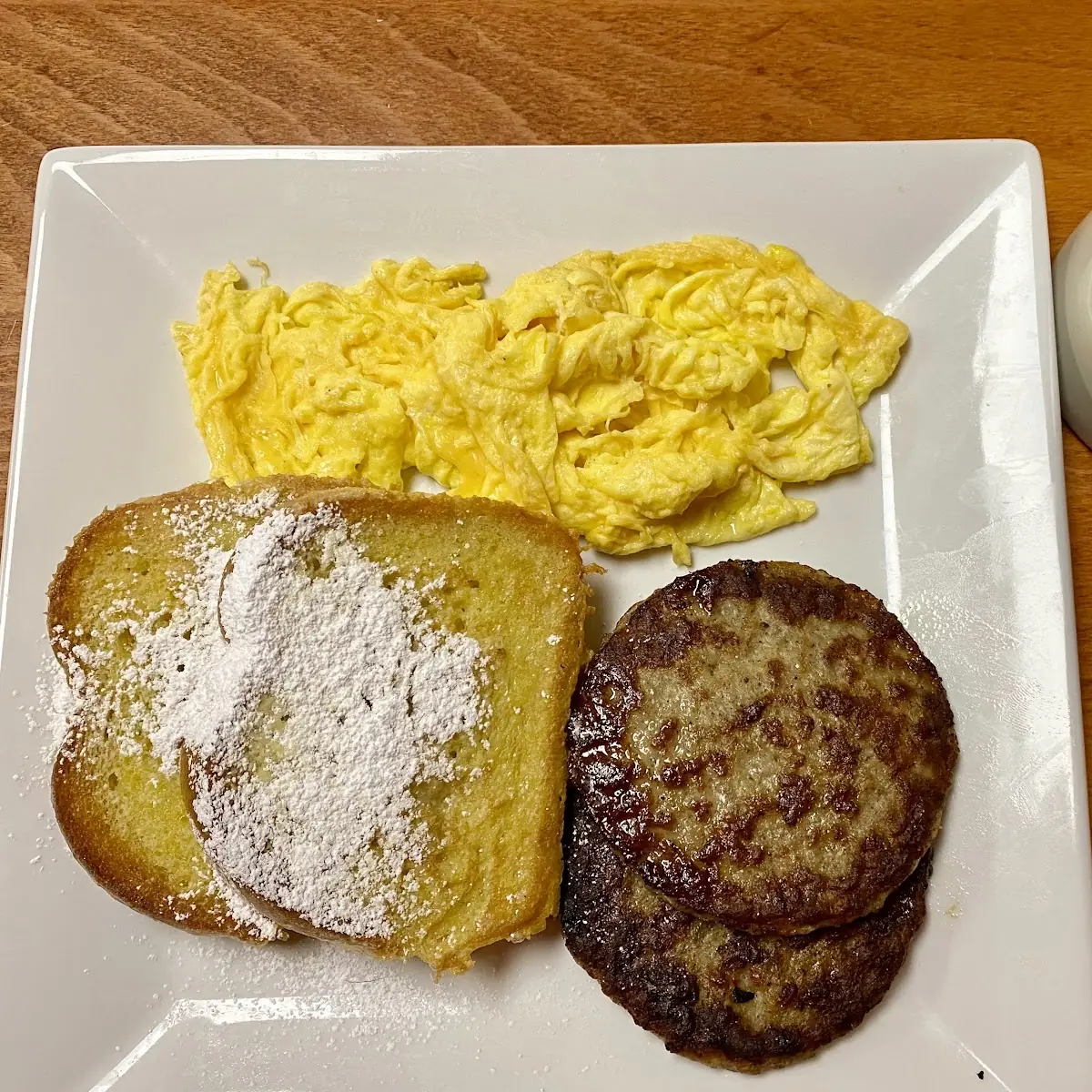 French Toast Combo with Scrambled Eggs