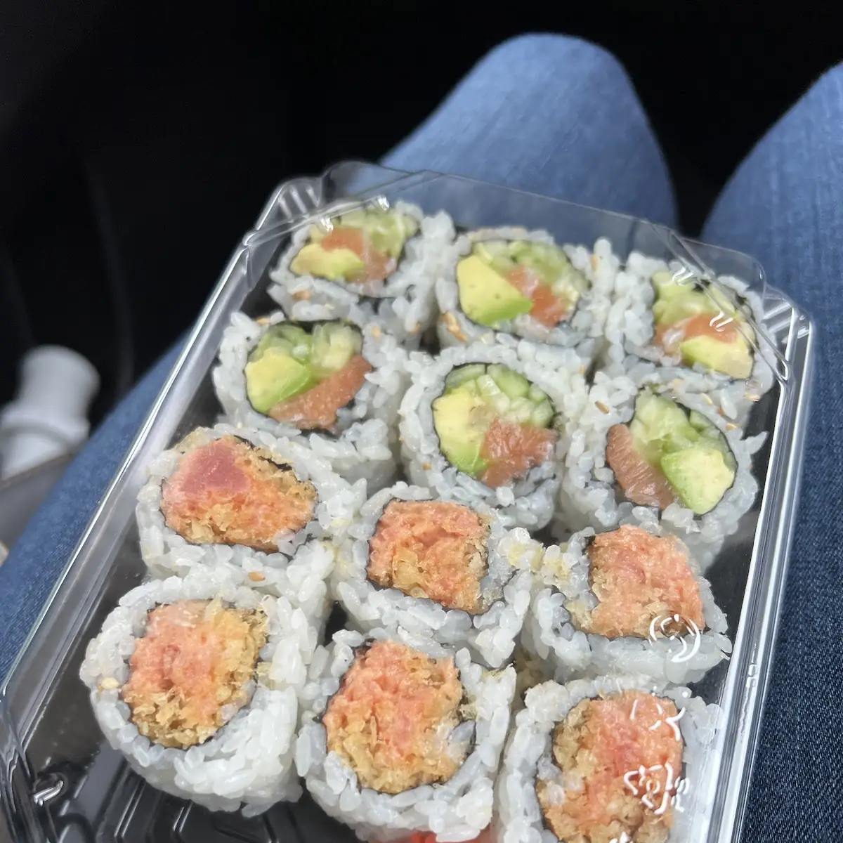Spicy Tuna Roll and Alaskan Roll