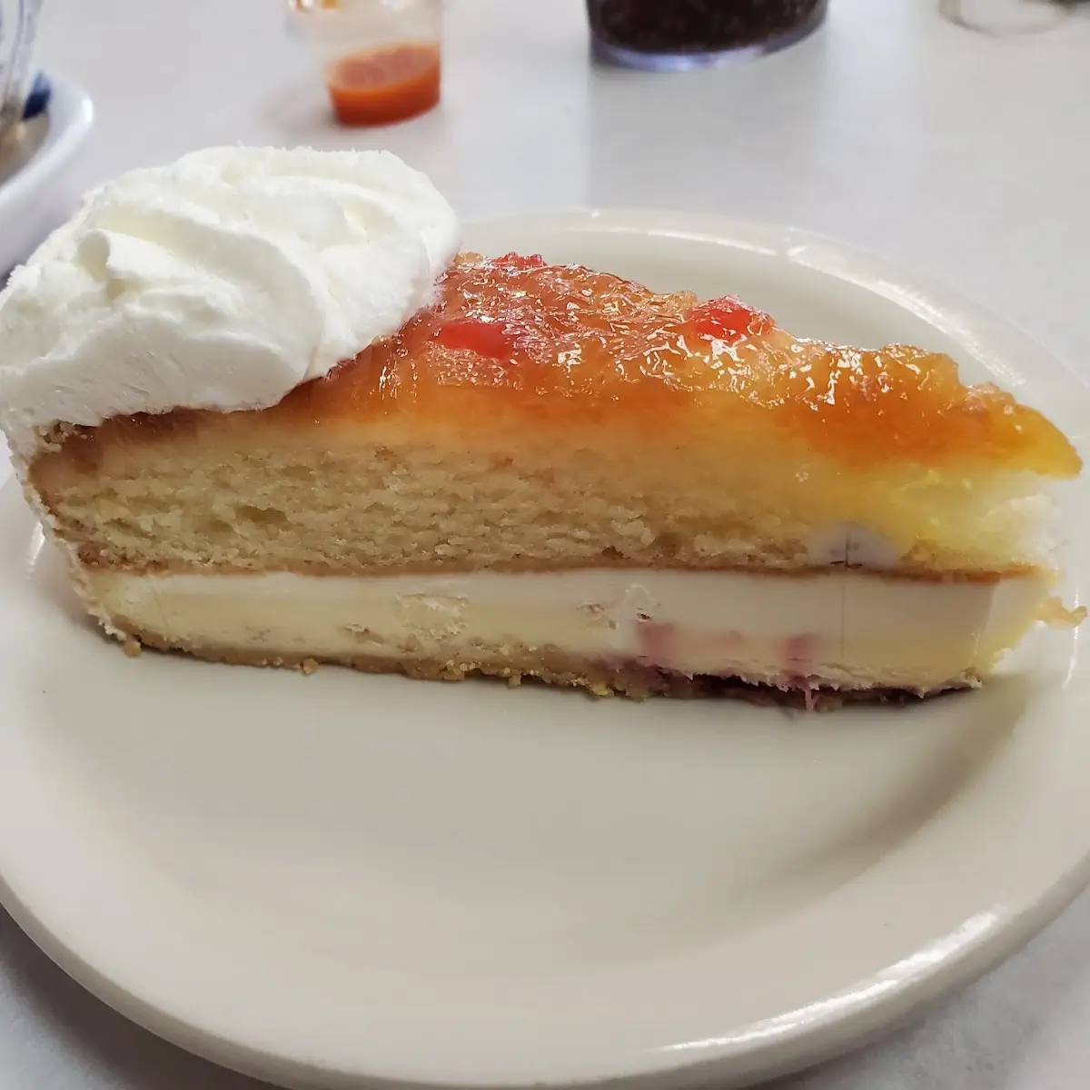 Pineapple Upside Down Cheesecake