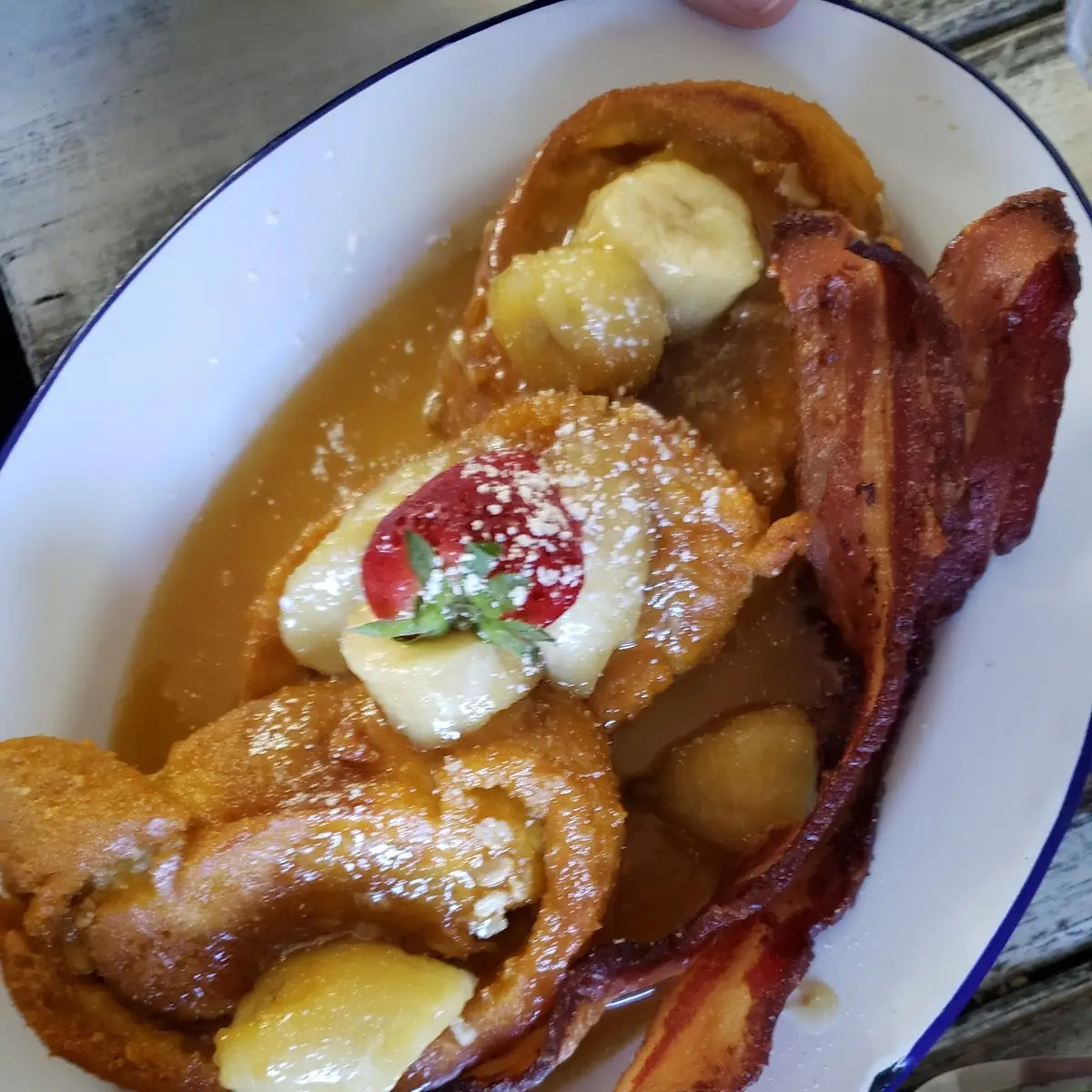 Banana Brûlée French Toast