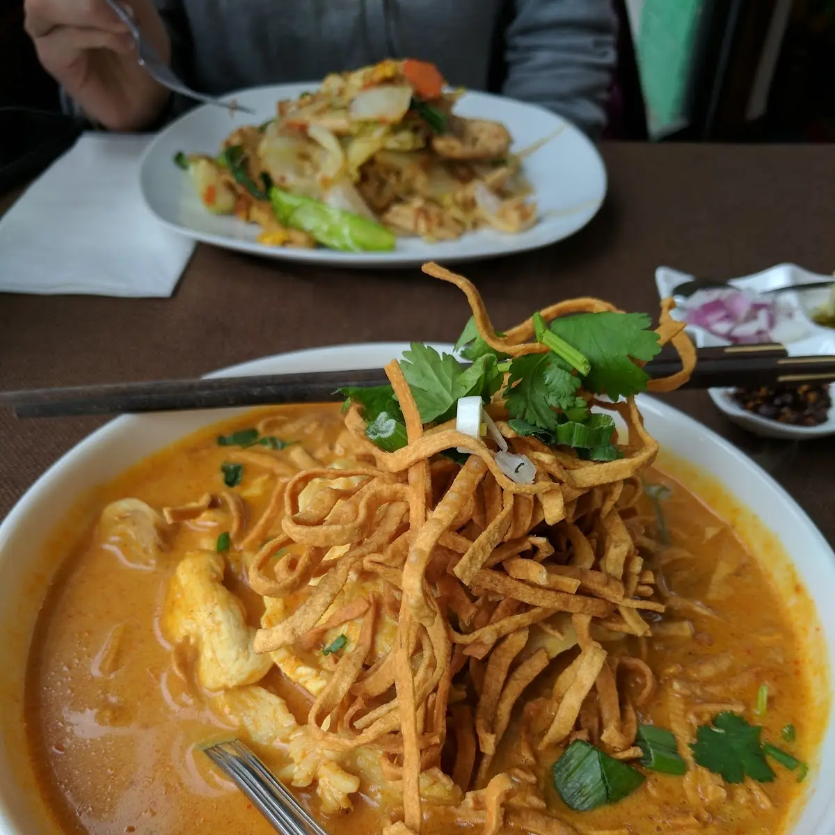 Khao Soi with Crispy Noodles