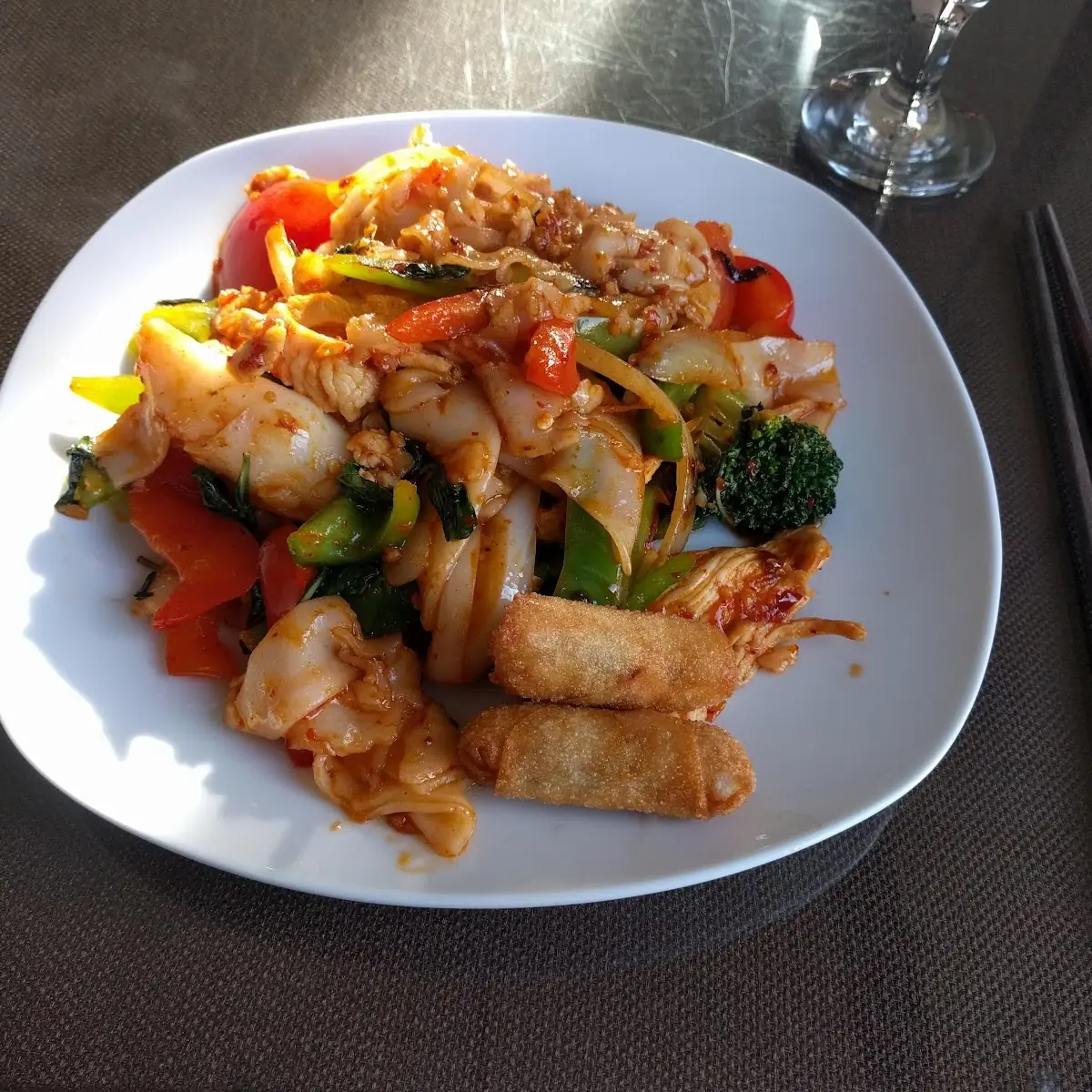 Pad Kee Mao with Chicken