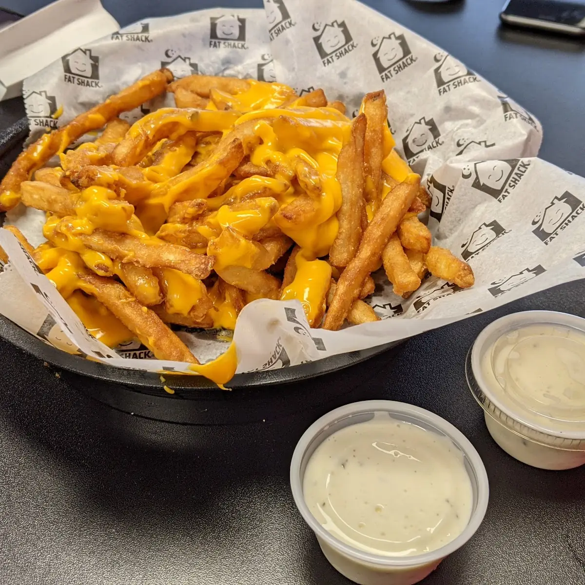 Cheddar Cheese Fries Large