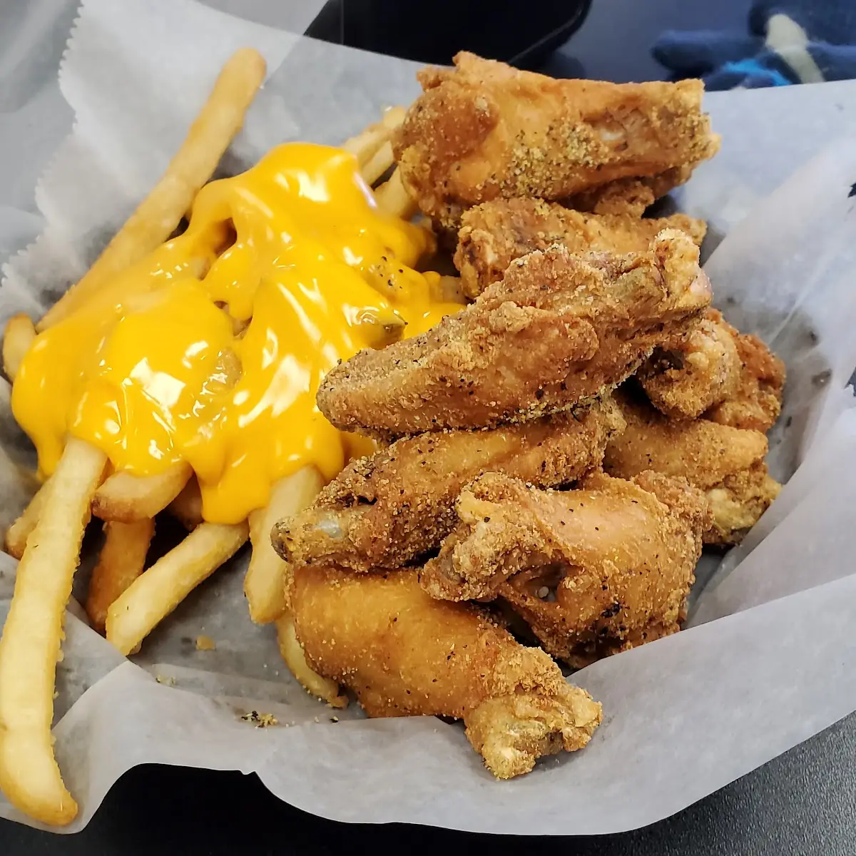 Lemon Pepper Cheese Fries