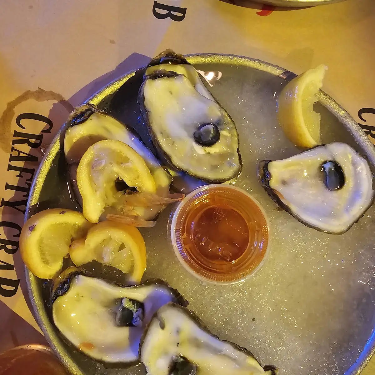 Raw Oysters on the Half Shell