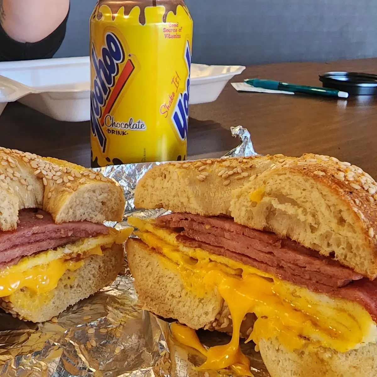 Double Taylor Ham Egg & Cheese w Yoohoo