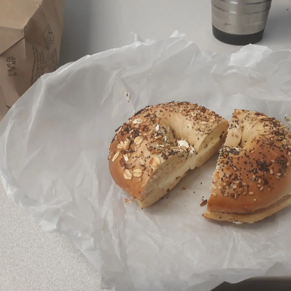 Everything Bagel with Cream Cheese