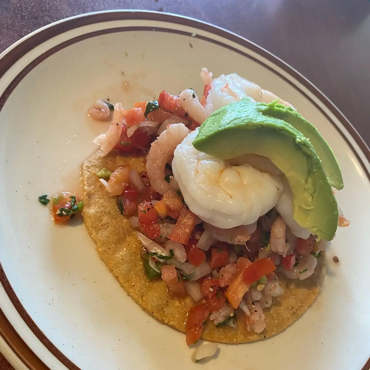 Tostada de Ceviche