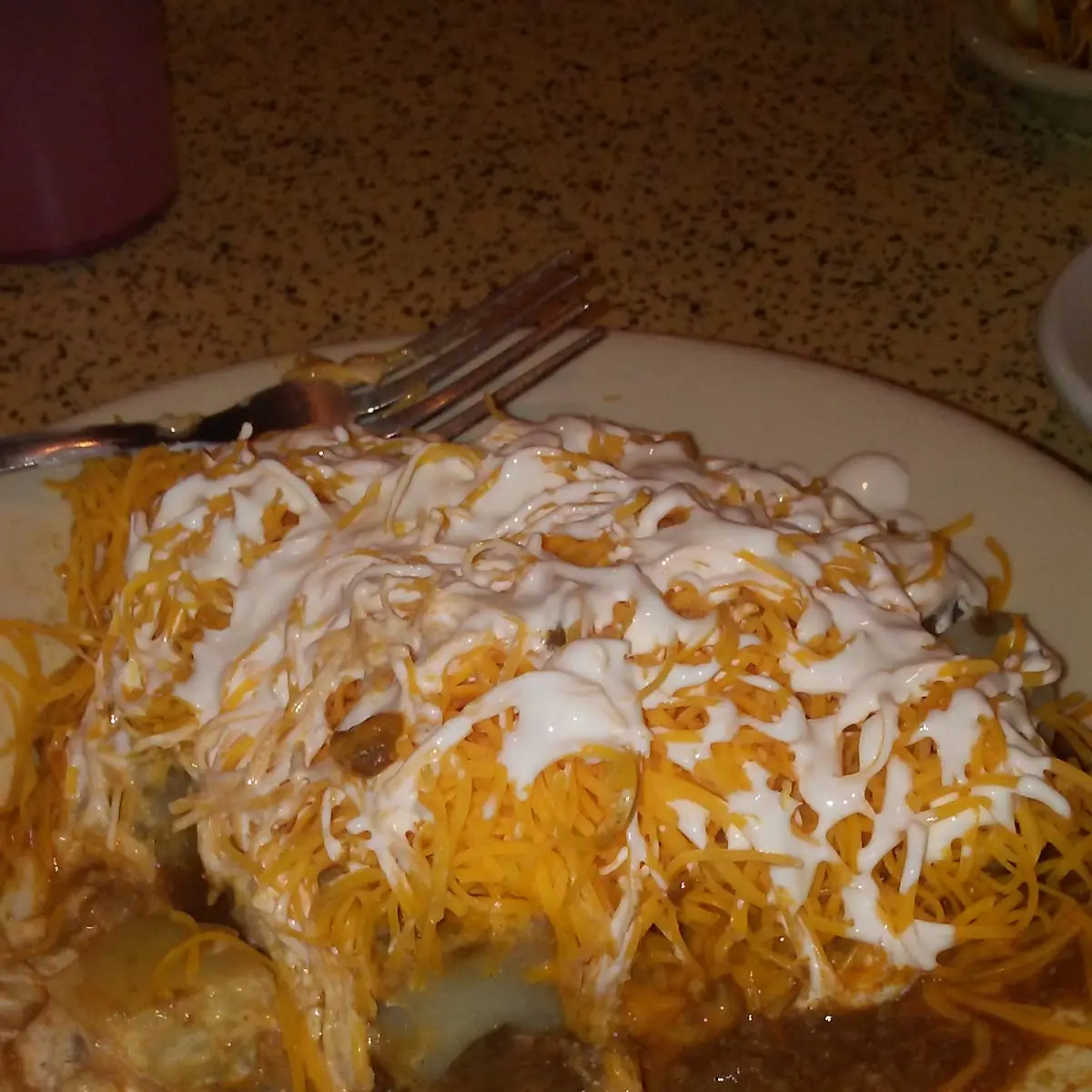 Baked Potato with Sour Cream