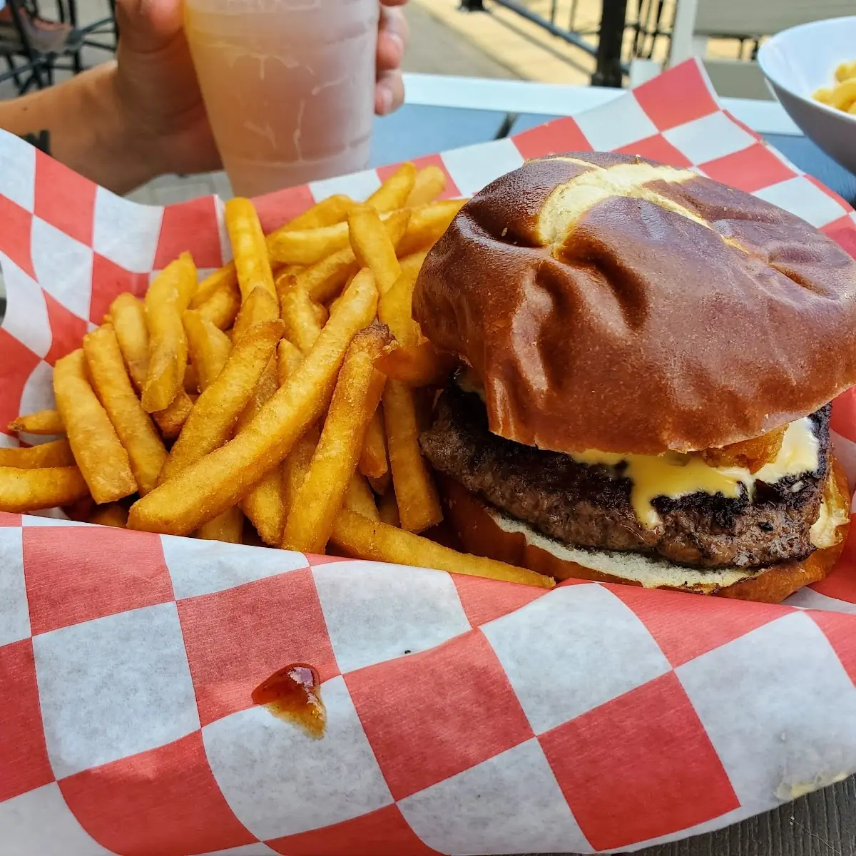 Bam Bam Cheese Curd Burger