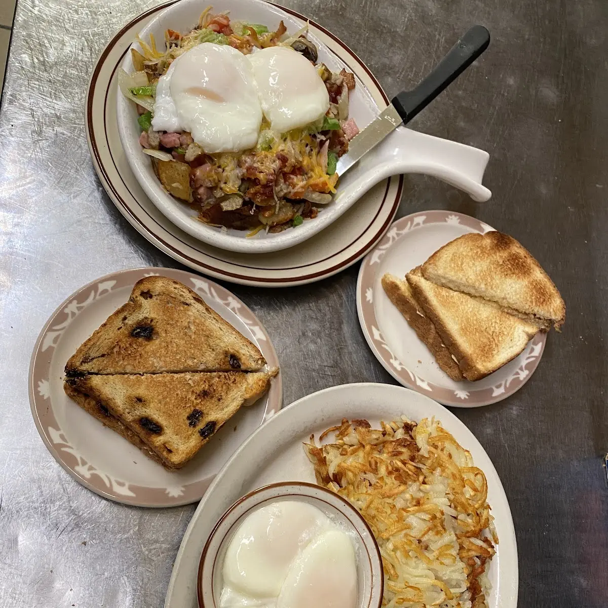 One Egg, Any Style with Bacon, Sausage or Ham