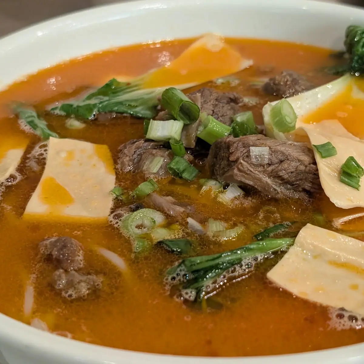 Spicy Beef Noodle Soup