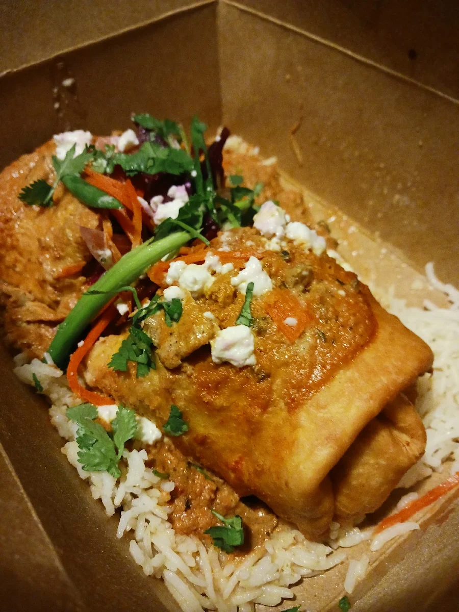 Cheeky Chicken Wrap, The Curry Cottage - Tap & Grill