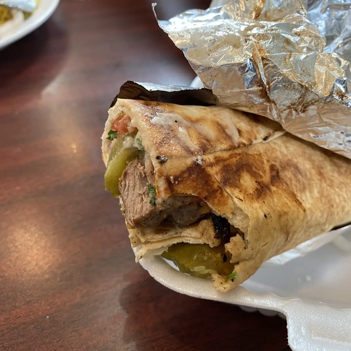 Lamb Kabob Sandwich