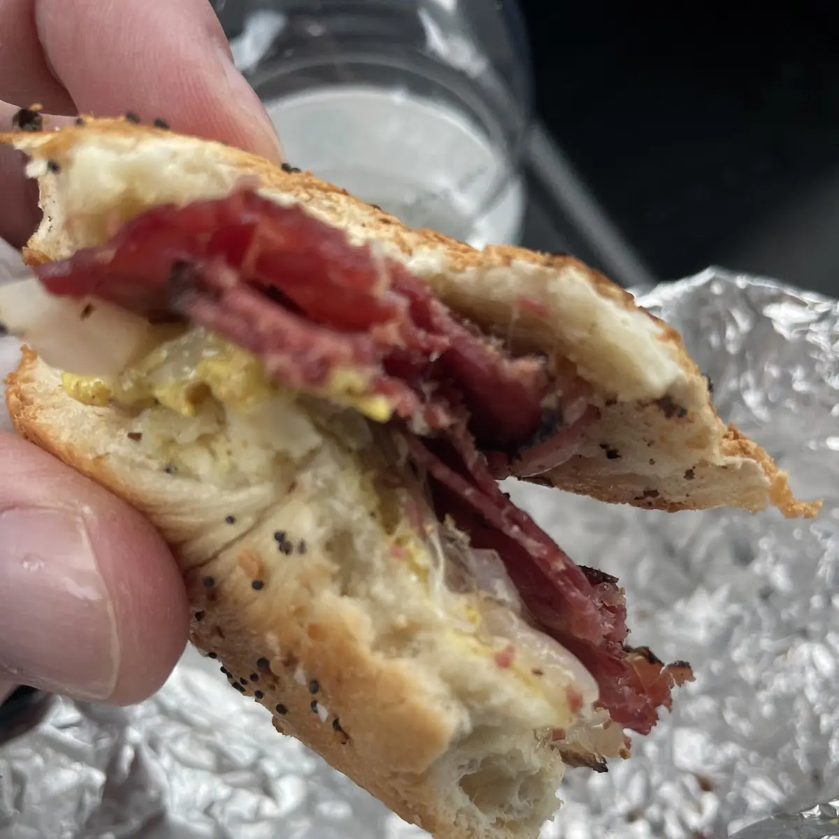 Bacon Double Egg and Cheese Sandwich