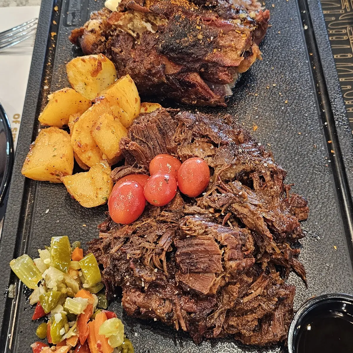 Beef Brisket and Lamb Shank
