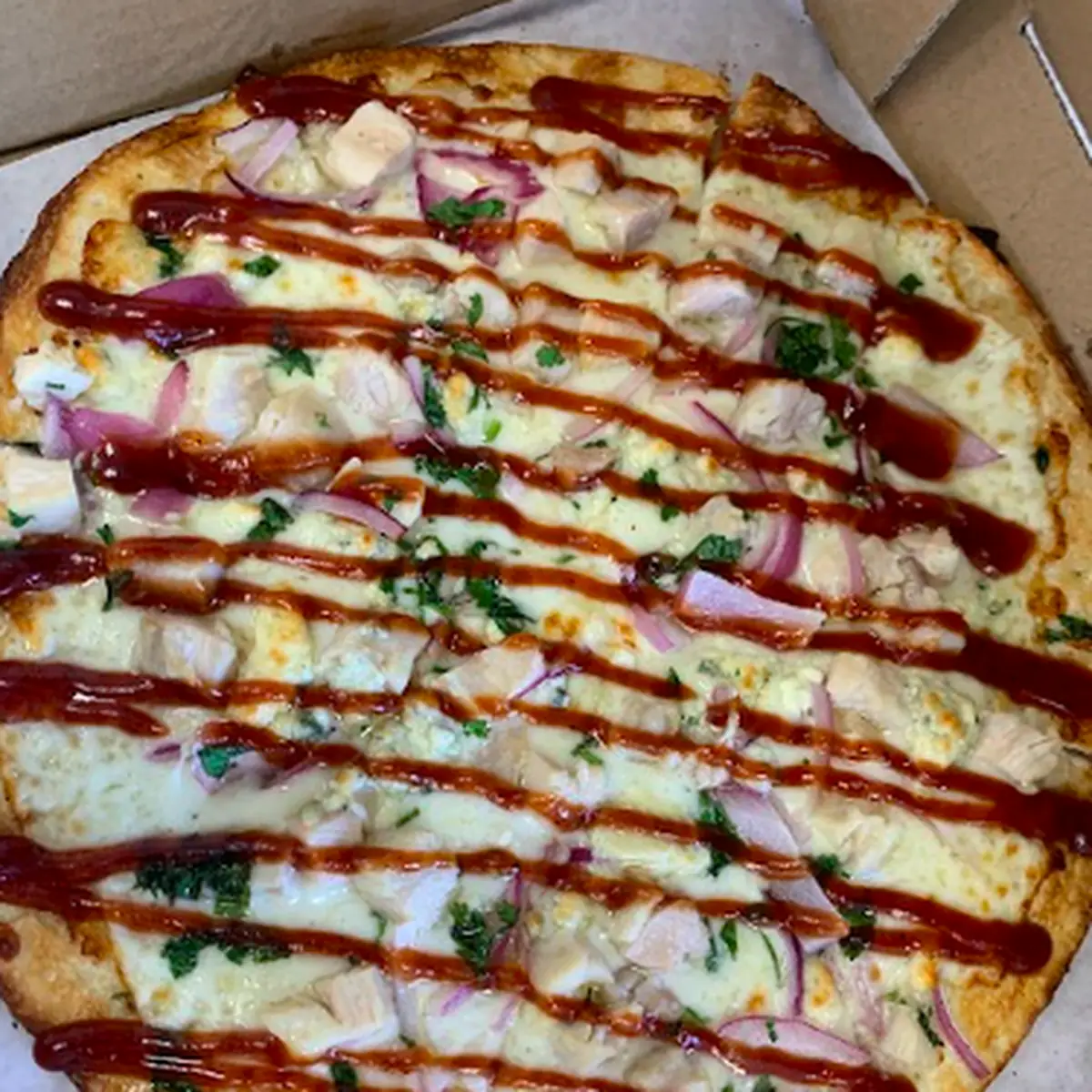 Chicken Bacon Ranch Pizza