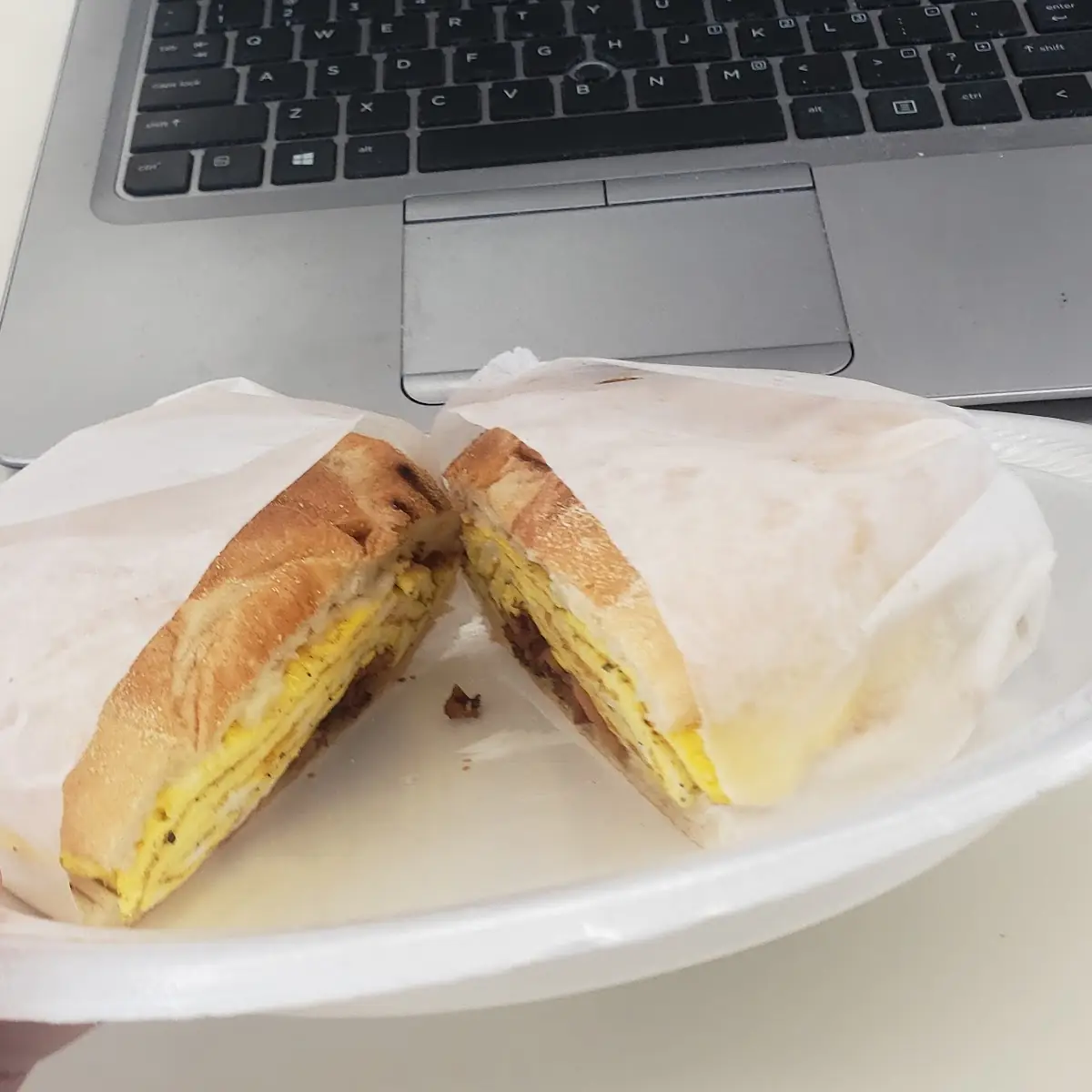 Meat& Egg & Cheese Sandwich